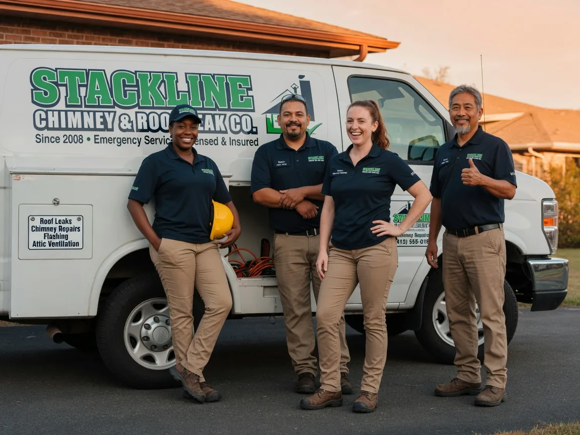 Chimney flashing repair company in Colmar, PA